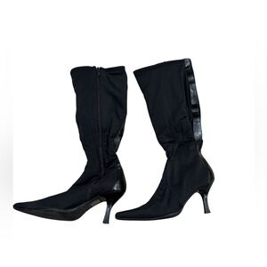 Nine West Black Heeled Boots